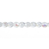 Fire polished Round 4mm Crystal Aurora Borealis Madeira Half Coat Fire polished Round 4mm Crystal Aurora Borealis Madeira Half Coat